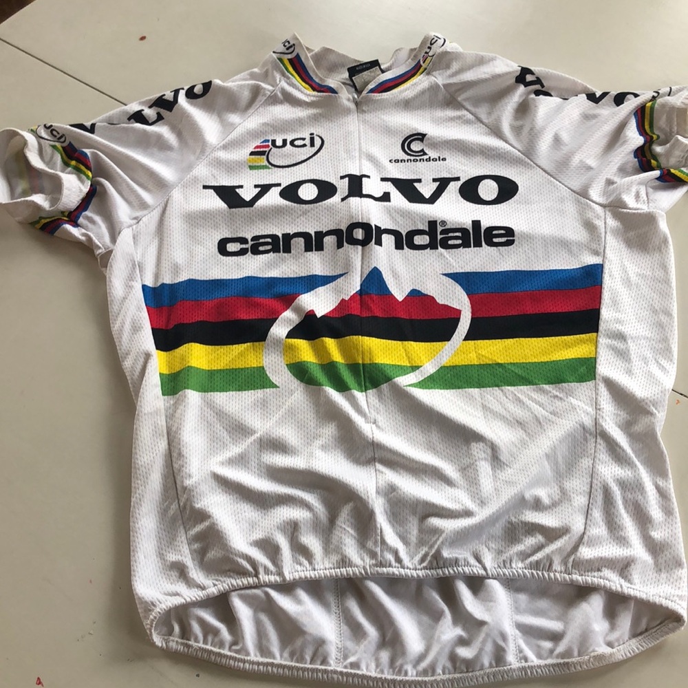 Lightly used Volvo/Cannondale Cycling Jersey XL